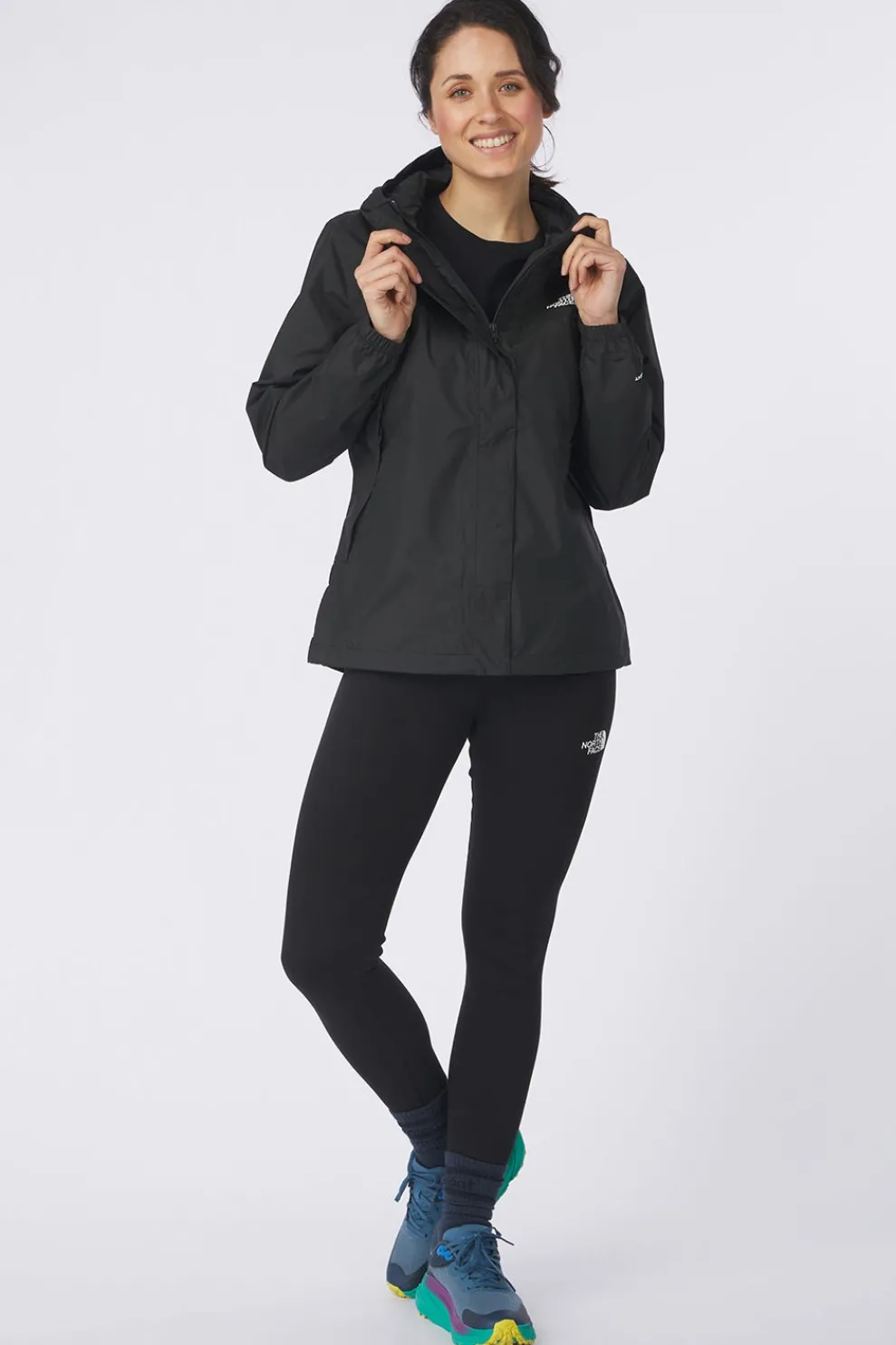 Discount The North Face Regenjas W Antora Rain Jacket - Refit Tnf Black
