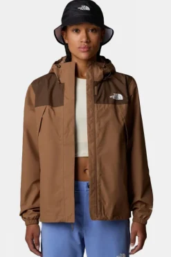 Outlet The North Face Regenjas W Antora Rain Jacket - Refit mid brown/dark brown