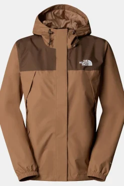 Outlet The North Face Regenjas W Antora Rain Jacket - Refit mid brown/dark brown