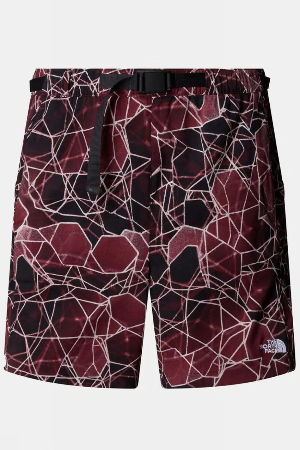 Discount The North Face Short M Class V Pathfinder Belted Short Bordeaux / Maroon/Ass. Geometric