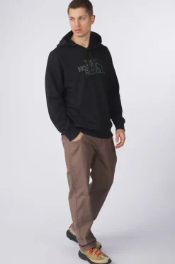 Clearance The North Face Trui M Drew Peak Light Hoodie Tnf Black/Duck Green