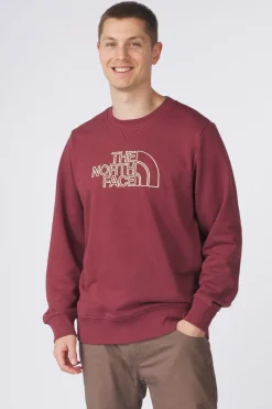 Clearance The North Face Trui M Drew Peak Light Crew Sumac/Gravel