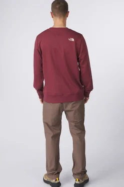 Clearance The North Face Trui M Drew Peak Light Crew Sumac/Gravel