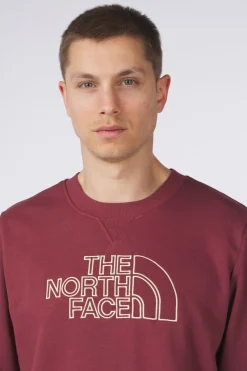 Clearance The North Face Trui M Drew Peak Light Crew Sumac/Gravel