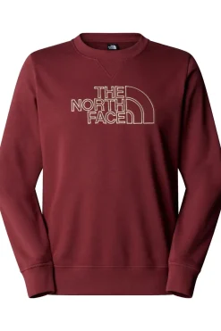 Clearance The North Face Trui M Drew Peak Light Crew Sumac/Gravel