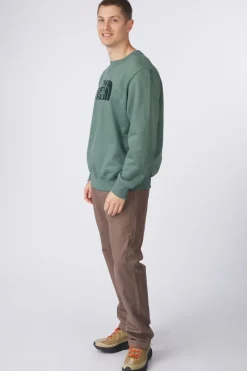 Sale The North Face Trui M Drew Peak Crew Duck Green-Deep Nori