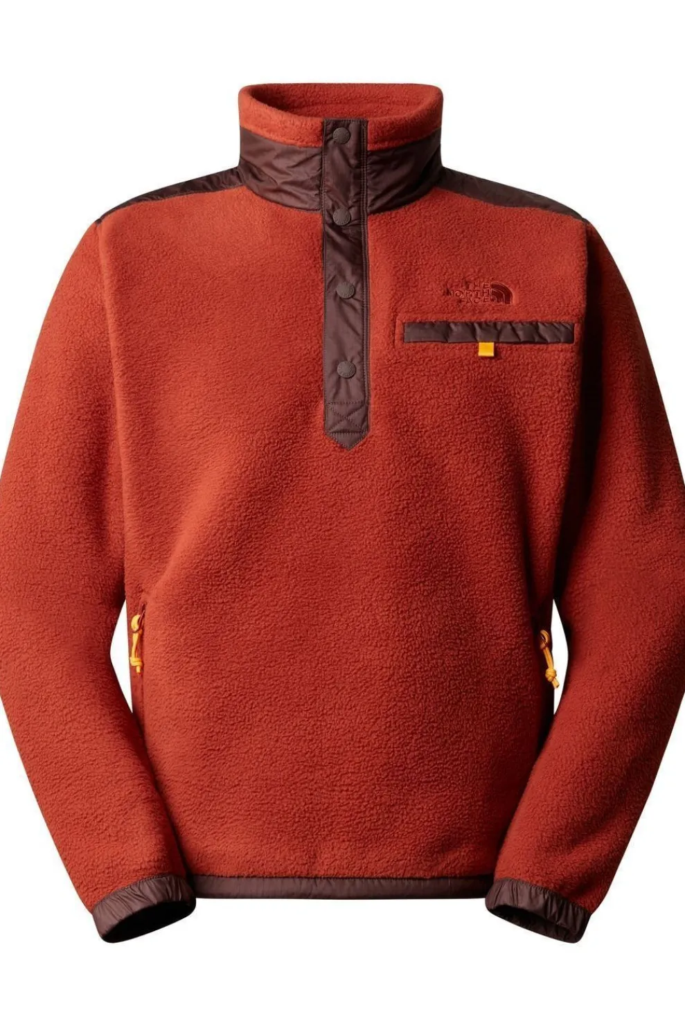 Discount The North Face Trui Royal Arch 1/4 Snap Brandy Brown Coal Brown