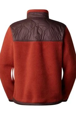 Discount The North Face Trui Royal Arch 1/4 Snap Brandy Brown Coal Brown