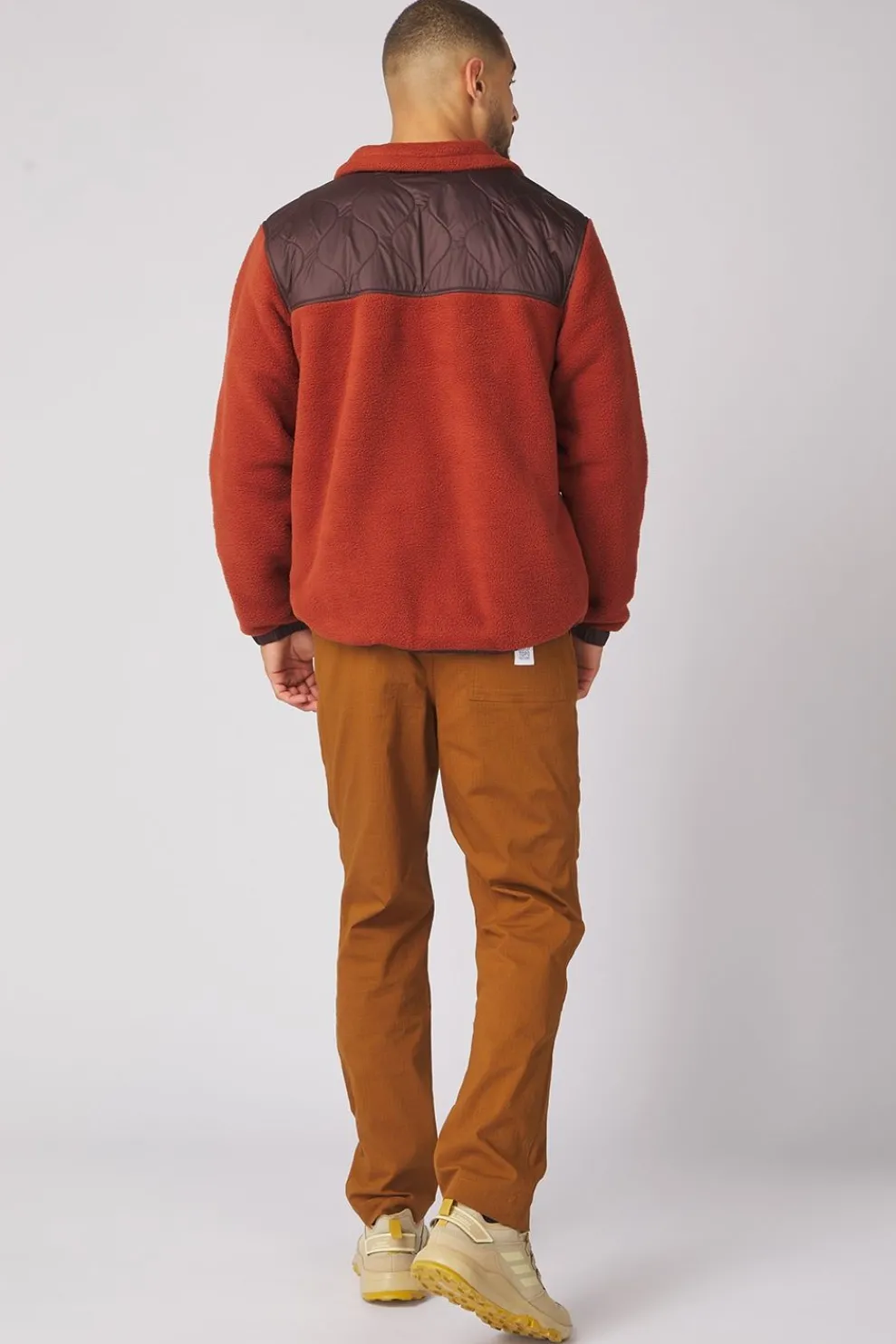 Discount The North Face Trui Royal Arch 1/4 Snap Brandy Brown Coal Brown