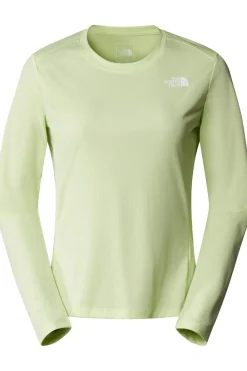 Clearance The North Face T-Shirt Airlight Hike Ls Tee Astro Lime