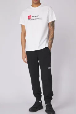 Fashion The North Face T-Shirt Gps Antwerp TNF White
