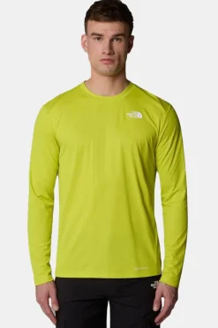 Discount The North Face T-Shirt M Airlight Hike Ls Lime Green