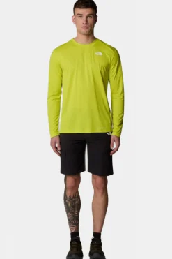 Discount The North Face T-Shirt M Airlight Hike Ls Lime Green