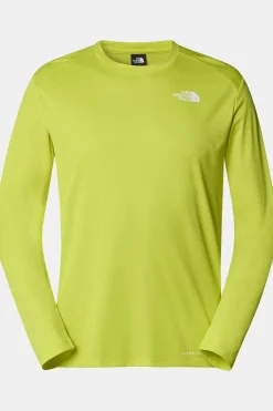 Discount The North Face T-Shirt M Airlight Hike Ls Lime Green
