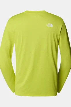 Discount The North Face T-Shirt M Airlight Hike Ls Lime Green