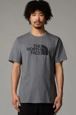 Outlet The North Face T-Shirt M S/S Easy Tee mid grey/black