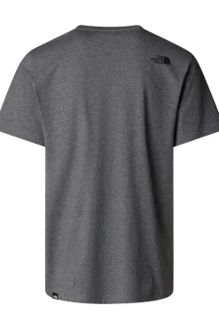 Outlet The North Face T-Shirt M S/S Easy Tee mid grey/black