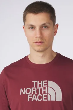 Discount The North Face T-Shirt M S/S Easy Tee Sumac-Moonstone Grey