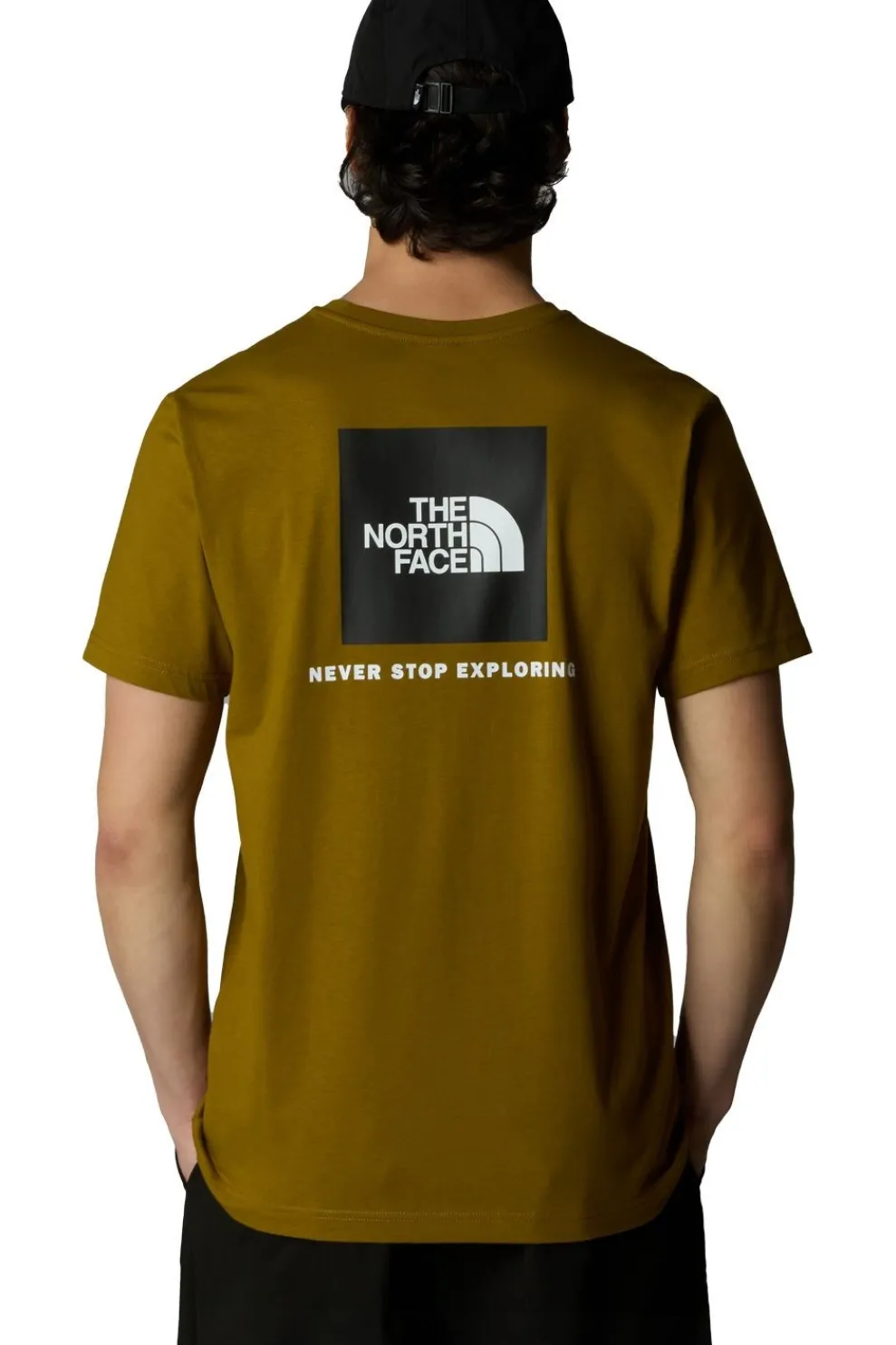 Discount The North Face T-Shirt Redbox Tee Moss Green/Tnf Black