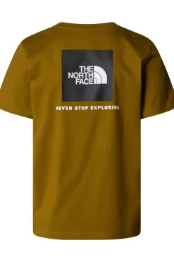 Discount The North Face T-Shirt Redbox Tee Moss Green/Tnf Black