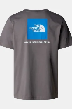 Fashion The North Face T-Shirt Redbox Tee dark grey/mid blue