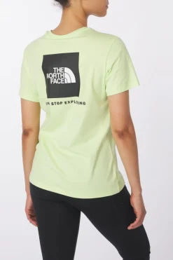 Hot The North Face T-Shirt Relaxed Redbox Tee Astro Lime