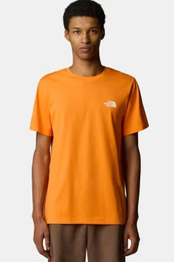 Best The North Face T-Shirt Simple Dome Tee orange
