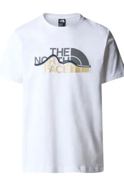 Online The North Face T-Shirt S/S Mountain Line Tee Tnf White