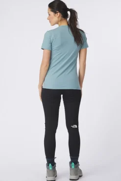Fashion The North Face T-Shirt W Lightning Alpine S/S Shallow Blue