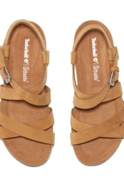 Fashion Timberland Sandalen Malibu Waves Cross Strap Saddle