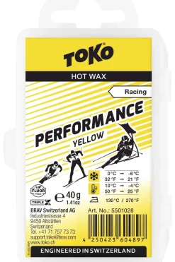 Wax Performance Hot Wax Yellow 40g-Toko Discount