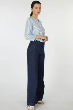 Best Tom Tailor Blouse 1016190 Light Blue/Stripes