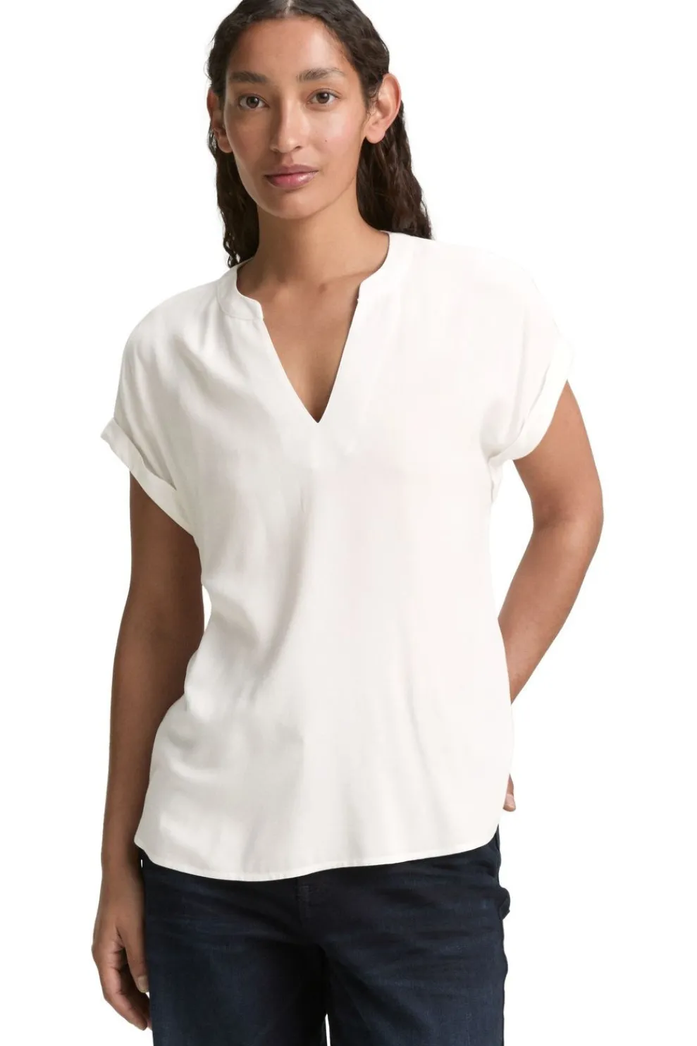 Sale Tom Tailor Blouse Easy Shape Whisper White