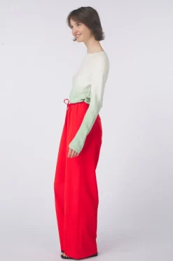 Broek Wide Leg Pants-Tom Tailor Sale