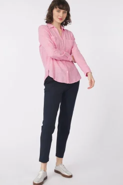 Discount Tom Tailor Hemd With Slub Structure Navy Blue