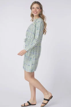 Outlet Tom Tailor Jurk 1045304 light blue/light green