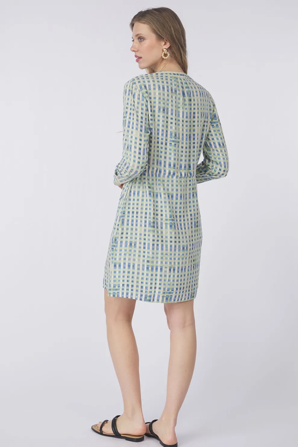 Outlet Tom Tailor Jurk 1045304 light blue/light green