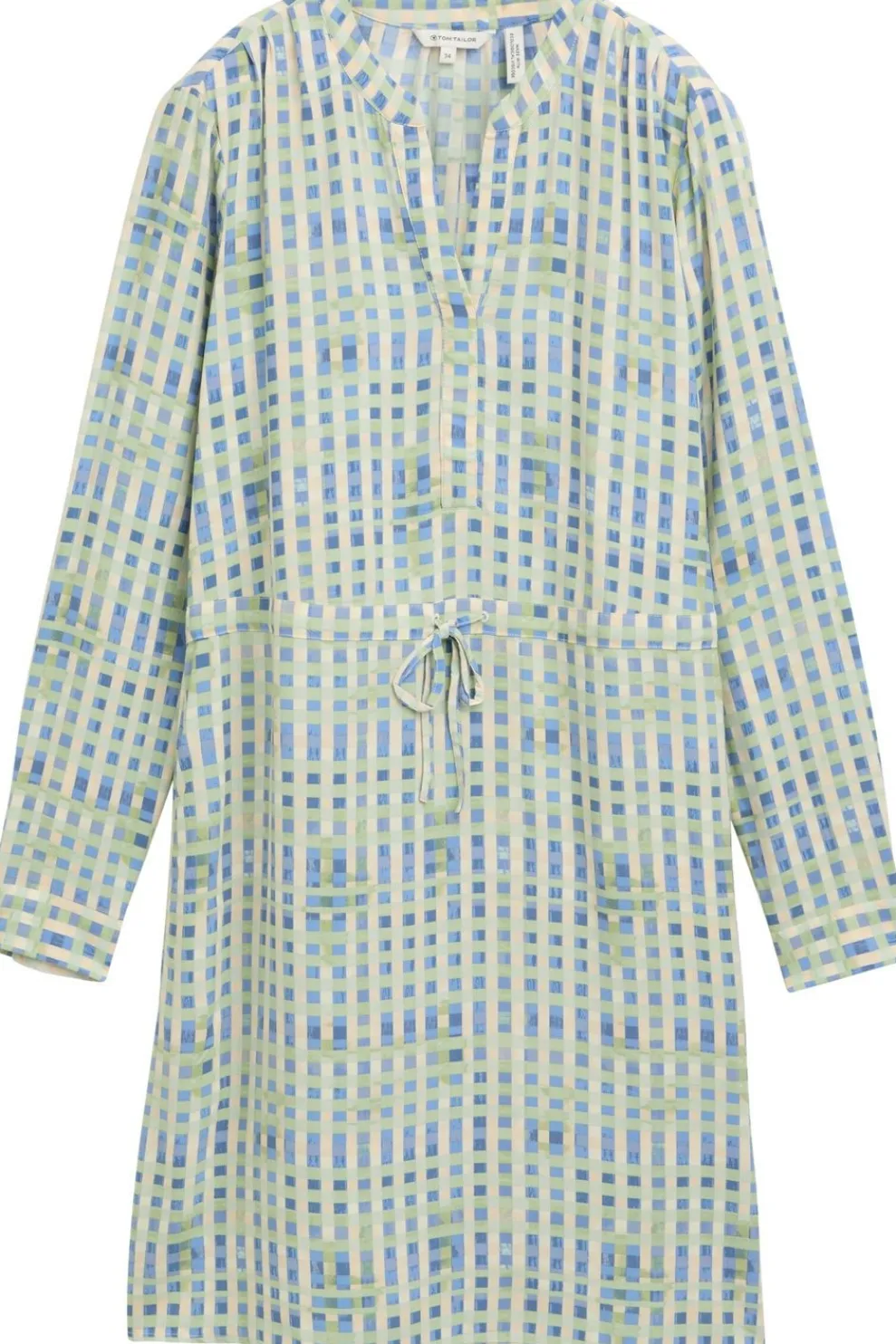 Outlet Tom Tailor Jurk 1045304 light blue/light green