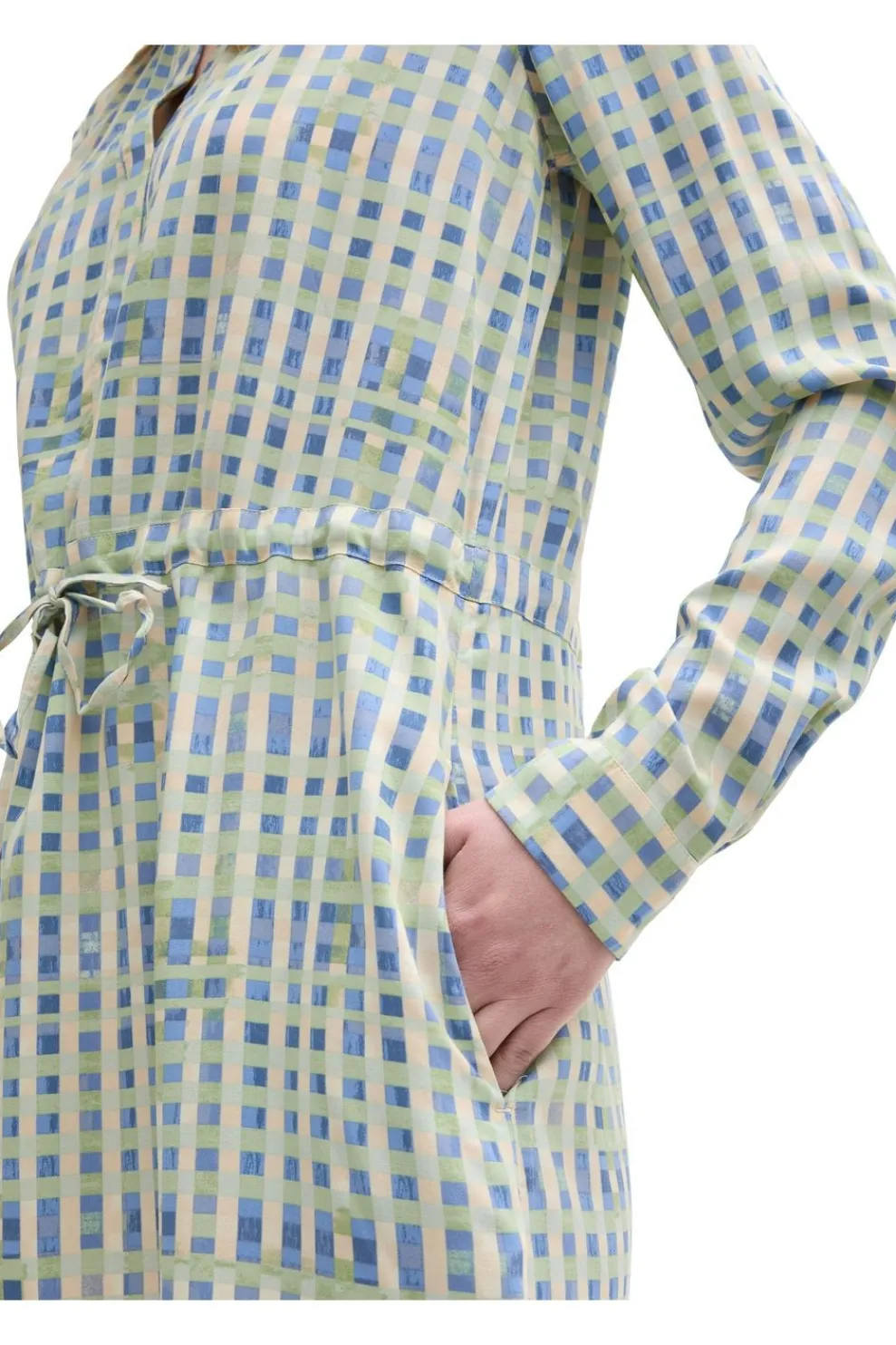 Outlet Tom Tailor Jurk 1045304 light blue/light green