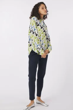 Polo Printed Longstyle Blouse-Tom Tailor Online
