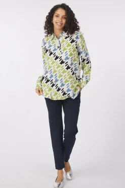 Polo Printed Longstyle Blouse-Tom Tailor Online
