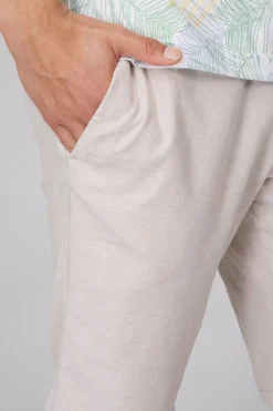 Discount Tom Tailor Short 1040229 White Multicolor Leaf Design