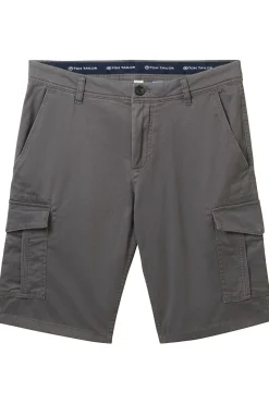 Best Tom Tailor Short 1040226 Grey Structure Print