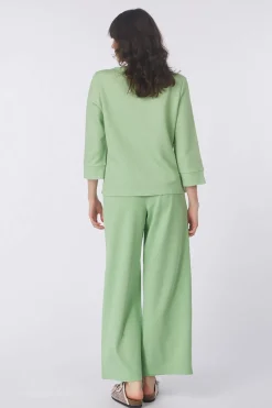 Best Tom Tailor Trui 1045521 Light Green/Ass. Flower