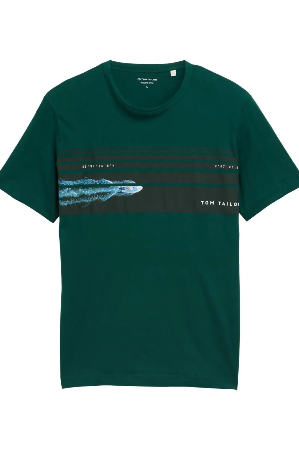 Outlet Tom Tailor T-Shirt 1046791 Fairway Green