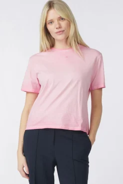 Discount Tom Tailor T-Shirt Boxy Logo T-Shirt Light Dusty Pink
