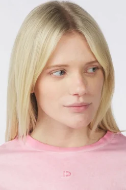 Discount Tom Tailor T-Shirt Boxy Logo T-Shirt Light Dusty Pink