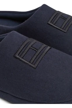 Discount Tommy Hilfiger Pantoffels Flag Warm Felt House Desert Sky