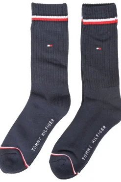 Best Tommy Hilfiger Socks Kous Iconic dark blue/royal blue