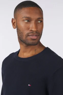 Outlet Tommy Hilfiger Trui Essential Structure Blue